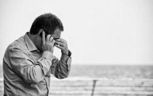 worried man