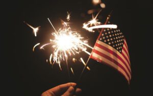 Seemingly simple fireworks, such as these sparklers, can cause a serious burn injury