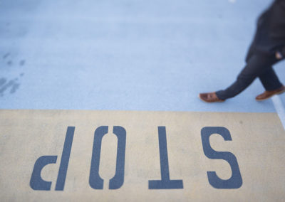 Pedestrian Accidents: Image of Pedestrian trying to safely cross road