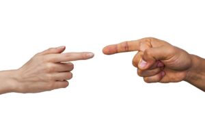 Fingers pointing at each other, do you know who is at fault in an accident