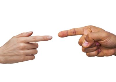 Fingers pointing at each other, do you know who is at fault in an accident