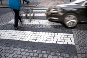 What do do when involved in a crash as a pedestrian