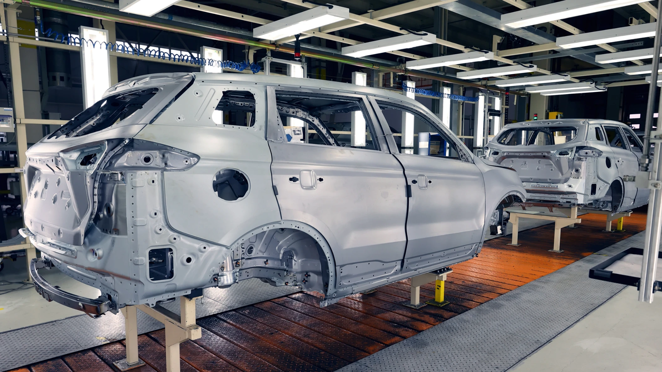 auto manufacturing line negligence concept for personal injury case