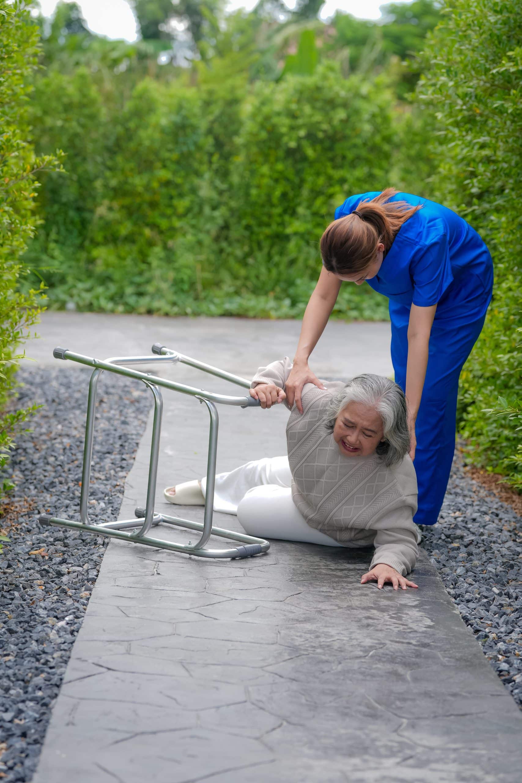 uneven walkway stairs causing tampa trip and fall accident premises liability claim